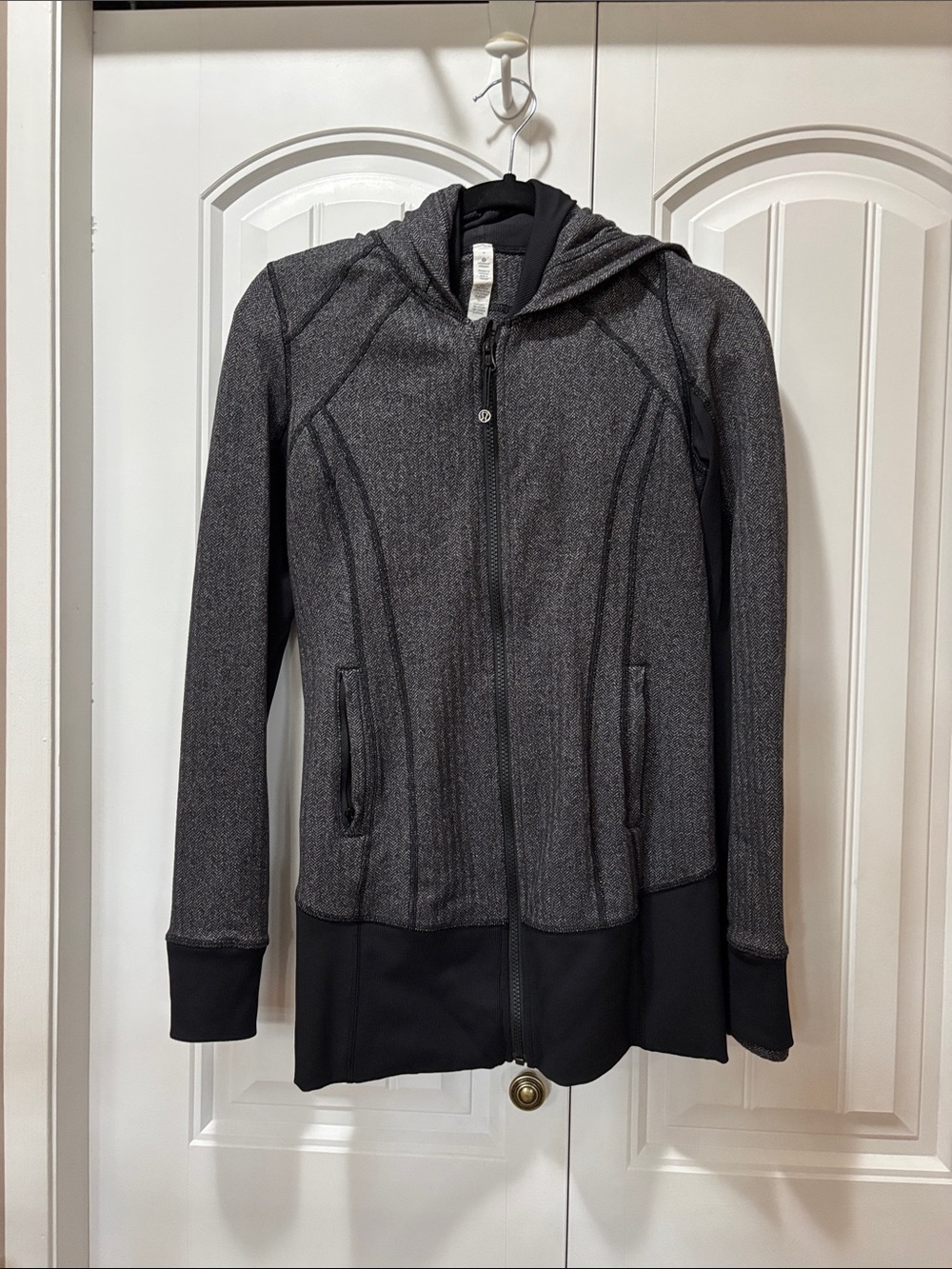 lululemon athletica Charcoal Gray Hooded Jacket